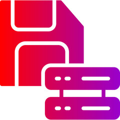 web-hosting-11 Vector Glyph Gradient Icons