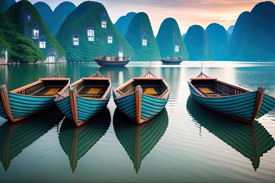 Barca da pesca vietnamita