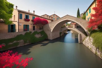 Photo sur Plexiglas Ponte Vecchio Borgo italiano