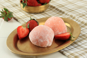Japanese Strawberry Mochi