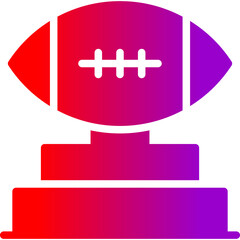 Trophy Vector Glyph Gradient Icons