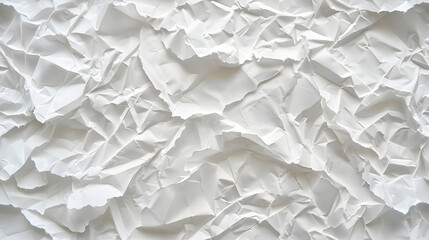 Fototapeta premium Crumpled and Torn White Watercolor Paper Background 