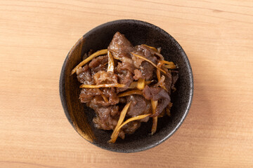 牛肉とゴボウのしぐれ煮