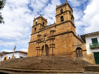 Fototapeta na wymiar Rural Christian Church, Barichara, Colombia