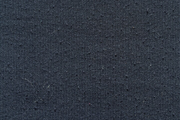 Black cotton fabric texture background