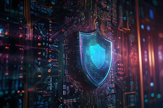 Cyber ​​security and data protection, internet network security, protect business and financial transaction data from cyber attack, user private data security encryption