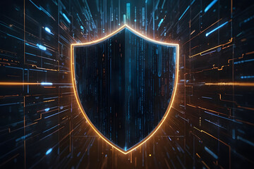 Cyber ​​security and data protection, internet network security, protect business and financial transaction data from cyber attack, user private data security encryption