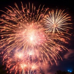 Obraz premium fireworks in the sky for diwali