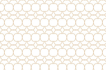 Elegant golden art nouveau seamless pattern.