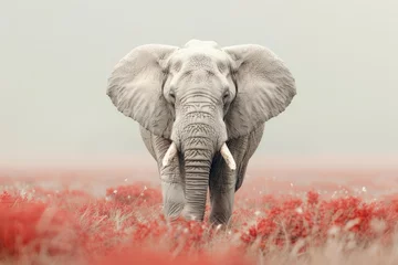 Foto op Canvas elephant in the wild © paul
