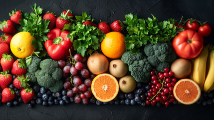 Vibrant Vitality: A Cornucopia of Fresh Produce for a Healthy Lifestyle