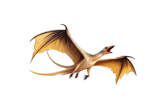 Dragon flying. Vector illustration design.