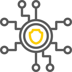 web-hosting-35 Vector Line Two Color Icons