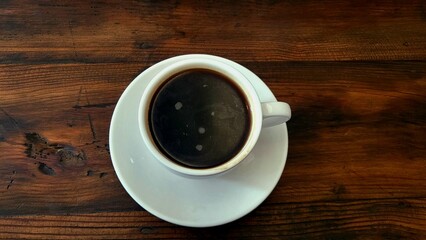 hot americano coffee