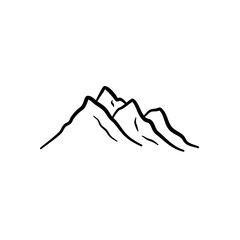 Hand Drawn Mountain