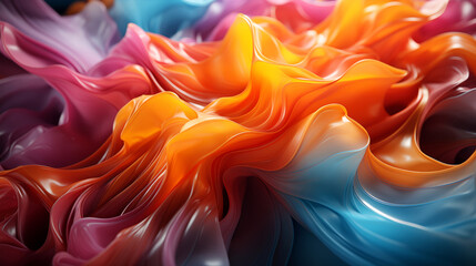 Abstract Wavy Background with Lines and Curves realistic wallpaper created with a generative ai technology