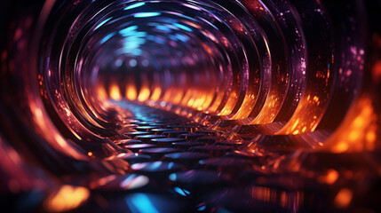 Abstract glass Wavy Background realistic wallpaper created with a generative ai technology