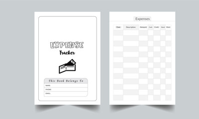 Expense Tracker planner template
