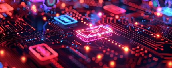 Obraz premium Close up on a secure digital wallet for online gambling earnings featuring minimalist cybersecurity icons