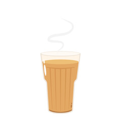 Indian hot drink vector. Indian chai icon. Chai is Indian drink. Kerala tea shop illustration vector eps. Indian Kerala roadside. Kerala tea shop line drawing. Kerala Old.
