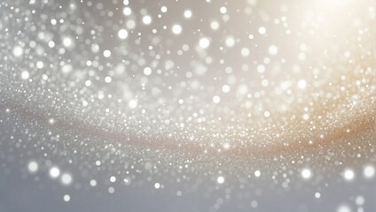 Shimmering silver and white glitter abstract background