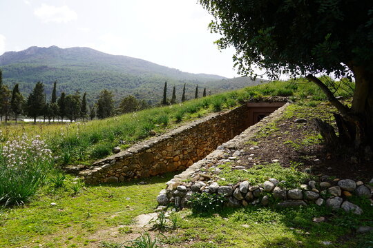 The burial mound, or tymbos, of the Plataeans killed during the famous battle of Marathon, of 490 BC