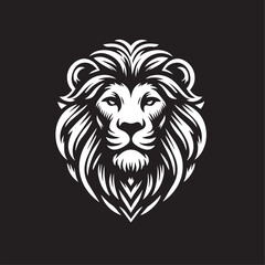 lion head logo design