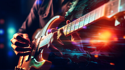 electric guitar and music