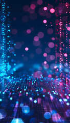 Obraz premium Futuristic Lights Background