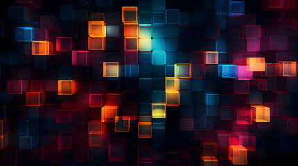 abstract background with squares