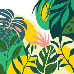 Leaf background ilustration