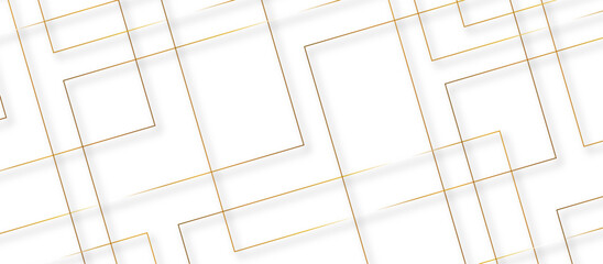 abstract golden squre stock ceramic brick tile wall. stock line texture and seamless pattern. Grid lines for composing decorated. llustration for retro, paper, textile, decoration. white in backdrop.