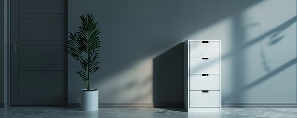 drawers or lockers for storing valuables