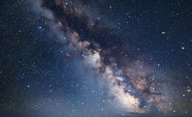  The Milky Way in the sky during the day, a beautiful background 