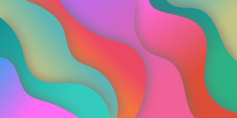 Abstract colorful wave modern soft luxury texture with smooth and clean vector subtle background illustration. Banner design.