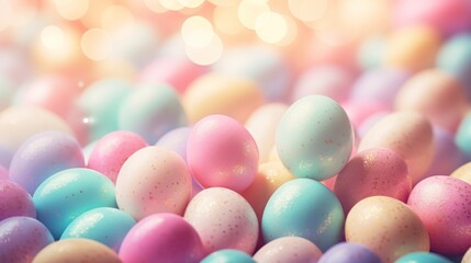Fototapeta na wymiar Easter light pastel background for spring celebrations, decorations, and easter egg hunts