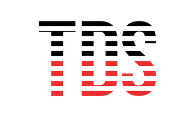 TDS three initial letter iconic line negative space minimal logo design vector template. monogram, abstract, wordmark, business, typography, minimalist, brand, company, flat, modern, unique, simple