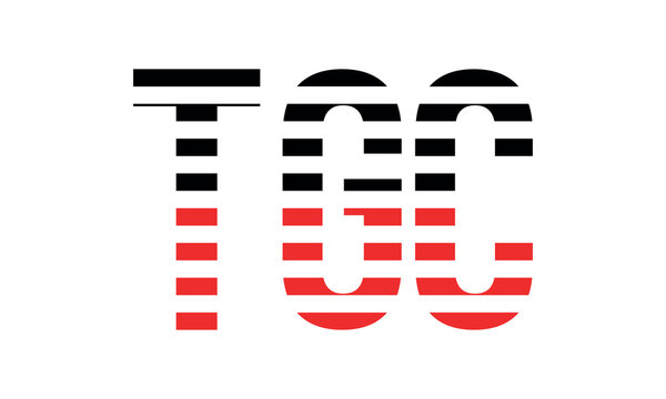 TGC three initial letter iconic line negative space minimal logo design vector template. monogram, abstract, wordmark, business, typography, minimalist, brand, company, flat, modern, unique, simple