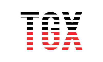 TGX three initial letter iconic line negative space minimal logo design vector template. monogram, abstract, wordmark, business, typography, minimalist, brand, company, flat, modern, unique, simple