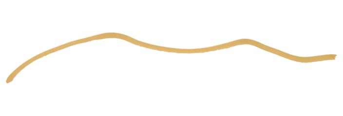 Light brown brush strokes isolated on transparent background.