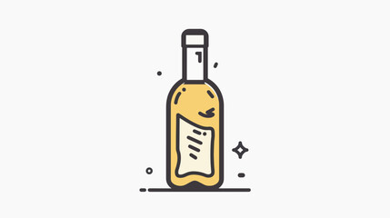 Bottle icon design 