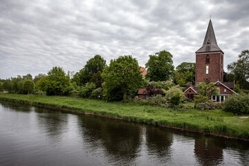 Berkenthin at the Elbe-Luebeck-Kanal