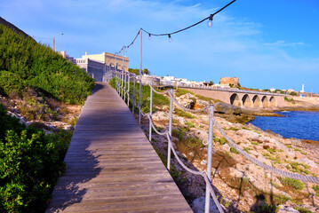 Fototapeta premium the coast of Santa Maria di Leuca Puglia Italy