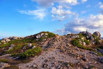 the coast of Santa Maria di Leuca Puglia Italy