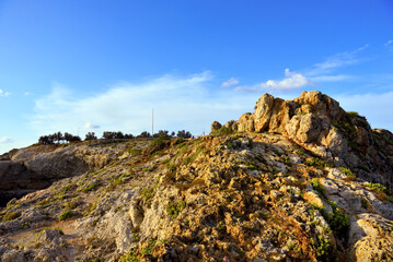 the coast of Santa Maria di Leuca Puglia Italy