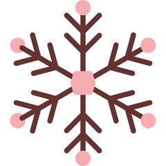snowflake glyph two color