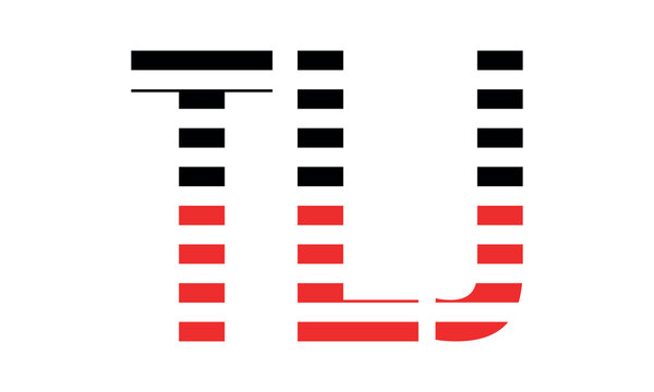 TLJ three initial letter iconic line negative space minimal logo design vector template. monogram, abstract, wordmark, business, typography, minimalist, brand, company, flat, modern, unique, simple