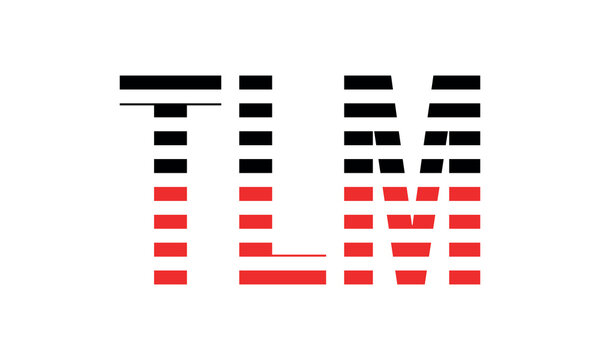 TLM three initial letter iconic line negative space minimal logo design vector template. monogram, abstract, wordmark, business, typography, minimalist, brand, company, flat, modern, unique, simple