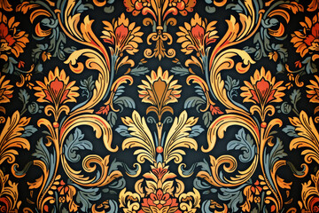 Art Nouveau background patterns using monograms