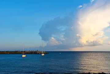 the coast of Santa Maria di Leuca Puglia Italy